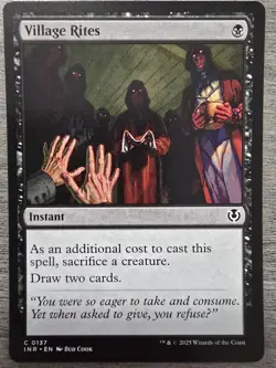 Village Rites (C) #137 Innistrad Remastered MTG NM - Image 1