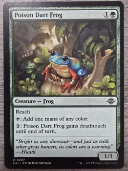 Poison Dart Frog (C) #207 The Lost Caverns of Ixalan MTG NM - Image 1