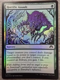 Horrific Assault (C) Foil #157 Modern Horizons 3 MTG NM - Image 1