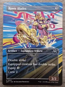 Rover Blades (Borderless) (U) #331 Aetherdrift MTG NM - Image 1