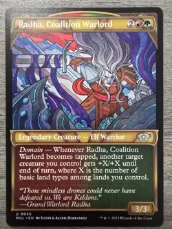 Radha, Coalition Warlord (U) #55 March of the Machine: Multiverse Legends MTG NM - Image 1