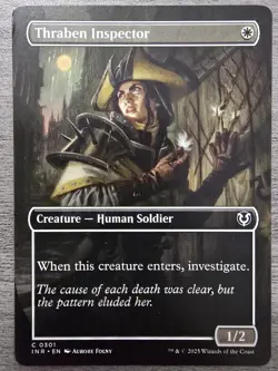 Thraben Inspector (Borderless) (C) #301 Innistrad Remastered MTG NM - Image 1