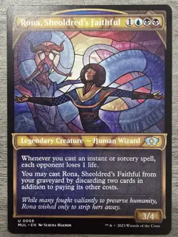 Rona, Sheoldred's Faithful (U) #58 March of the Machine: MUL MTG NM - Image 1