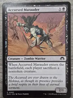 Accursed Marauder (C) #80 Modern Horizons 3 MTG NM - Image 1