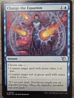 Change the Equation (U) #50 March of the Machine MTG NM - Image 1