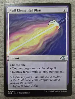 Null Elemental Blast (U) #12 Modern Horizons 3 MTG NM - Image 1