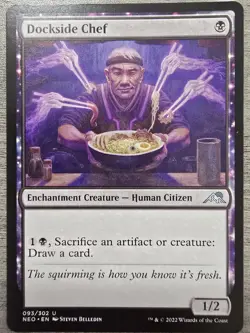 Dockside Chef (U) #93 Kamigawa: Neon Dynasty MTG NM - Image 1