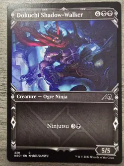Dokuchi Shadow-Walker (Showcase) (C) #339 Kamigawa: Neon Dynasty MTG NM - Image 1