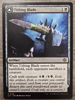 Tithing Blade (C) #128 The Lost Caverns of Ixalan MTG NM - Image 1