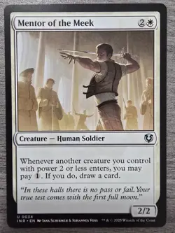 Mentor of the Meek (U) #34 Innistrad Remastered MTG NM - Image 1