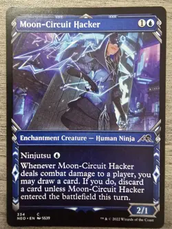 Moon-Circuit Hacker (Showcase) (C) #334 Kamigawa: Neon Dynasty MTG NM - Image 1
