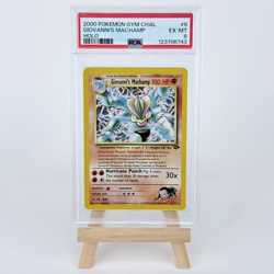 Pokemon Giovanni's Machamp Gym Challenge Unlimited Holo Rare #6 PSA 6 - Image 1