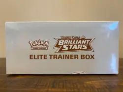 Pokemon TCG: Sword & Shield Brilliant Stars Elite Trainer Box - ETB - SEALED - Image 5