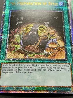 3x Pre-Preparation Of Rites | RA01-EN055 | Quarter Century Secret Rare | YuGiOh! - Image 2