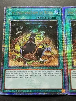 3x Pre-Preparation Of Rites | RA01-EN055 | Quarter Century Secret Rare | YuGiOh! - Image 3
