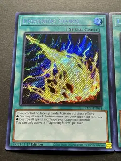 3x Lightning Storm | RA01-EN061 | Secret Rares | NM | 1st Edition | YuGiOh! - Image 3