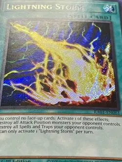 3x Lightning Storm | RA01-EN061 | Secret Rares | NM | 1st Edition | YuGiOh! - Image 4