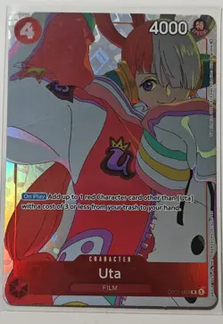 Uta Op01 005 One Piece Card Game TCG Holo Foil Promo - Image 1