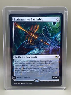 EXTINGUISHER BATTLESHIP #0242 Edge Of Eternities MTG RARE Card NM - Image 1