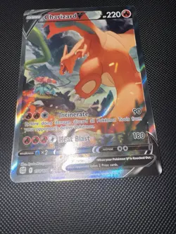 Charizard V Alternate Art 154/172 Brilliant Stars Near Mint Pokemon Card English - Image 2
