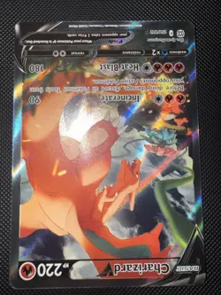 Charizard V Alternate Art 154/172 Brilliant Stars Near Mint Pokemon Card English - Image 4