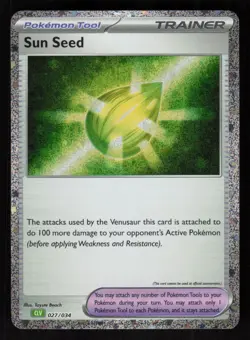 Sun Seed 027/034 Holo Trading Card Game Classic LP-NM - Image 1