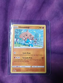 2020 Baslc Hitmontop Pokemon Training Card Game - Image 2