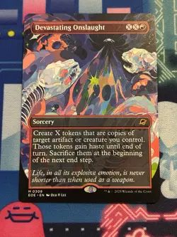 Magic: The Gathering Devastating Onslaught Sorcery Card Showcase Regular - Image 1
