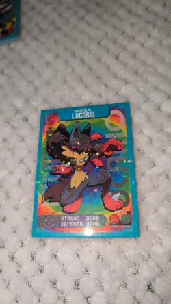 CARD POKEMON EJ VOL. III #44 MEGA LUCARIO 2020 Sinnoh South America TCG FOIL - Image 2