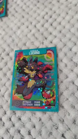 CARD POKEMON EJ VOL. III #44 MEGA LUCARIO 2020 Sinnoh South America TCG FOIL - Image 3