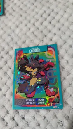 CARD POKEMON EJ VOL. III #44 MEGA LUCARIO 2020 Sinnoh South America TCG FOIL - Image 4