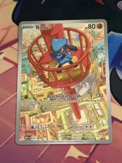 Mega Evolution Etb Riolu Black Star Promo Card Pokemon - Image 1