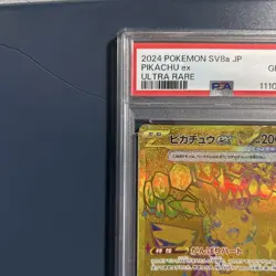 Pokemon Card PSA10 Pikachu ex SV8a 236/187 UR Ultra Rare 2024 Japanese - Image 2
