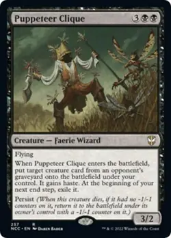 Puppeteer Clique - Light Play MTG Commander: Streets of New Capenna - Image 1