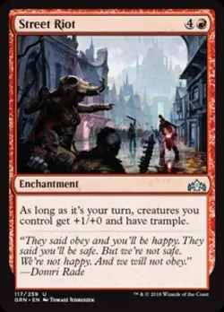 Street Riot - Near Mint MTG Guilds of Ravnica - Image 1