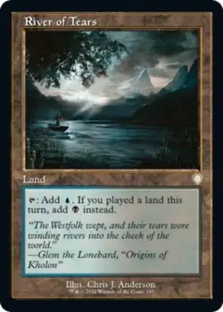 River of Tears - Near Mint MTG Commander: The Brothers' War - Image 1