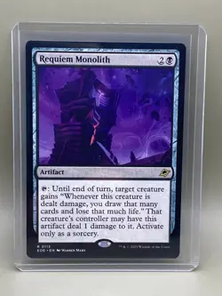 REQUIEM MONOLITH #0113 Edge Of Eternities MTG RARE Card NM - Image 1