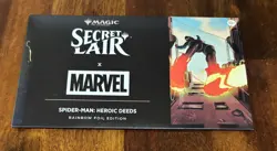 🔥MTG MARVEL Spider-Man Secret Lair Heroic Deeds Rainbow FOIL IN HAND🔥 - Image 1