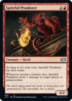 Spiteful Prankster - Near Mint MTG Jumpstart 2022 - Image 1