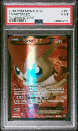 67 POP! 2013 Victini ex Plasma Storm 131 PSA 9 Full Art B&W Pokemon Mid Era - Image 3