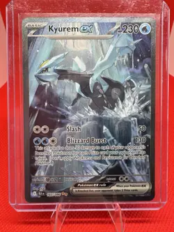 Kyurem EX 165/086 Special Illustration Rare Pokemon TCG SV: Black Bolt New MINT - Image 1