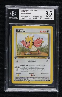 Spearow German 1st Ed. Pokemon Jungle BGS 8.5 1999 - Image 1