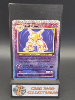 2002 POKEMON LEGENDARY COLLECTION #1 ALAKAZAM-REVERSE FOIL - Image 1