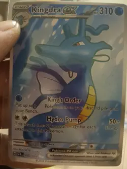 Pokemon TCG Kingdra ex 080/064 Shrouded Fable English Ultra Rare Full Art Holo - Image 2