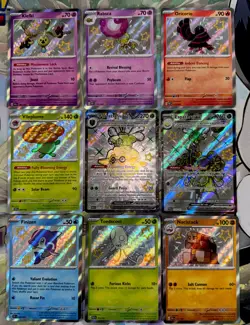 Pokemon Paldean Fates Lot of 9 Cards Shiny & Baby Shiny Holo Mint (English) TCG - Image 1