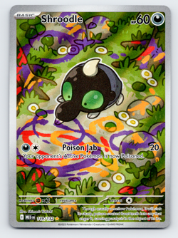 2025 Pokemon Mega Evolutions Shroodle 149/132 Illustration Rare - Image 1