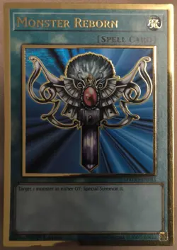MONSTER REBORN MAGO-EN045 1st Edition Premium Gold NM Yugioh - Image 1