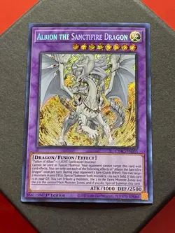 Albion The Sanctifire Dragon | CYAC-EN035 | Secret Rare | 1st Ed | NM | YuGiOh! - Image 1