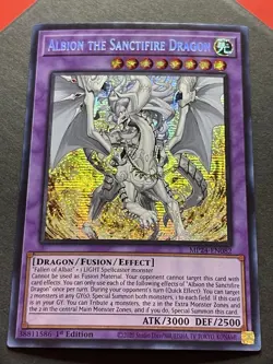 Albion The Sanctifire Dragon | MP24-EN082 | Prismatic Secret Rare | NM | YuGiOh! - Image 3