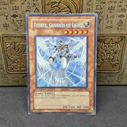 Yugioh Tethys, Goddess of Light CRMS-EN095 Secret Rare 1st Edition NM - Image 1